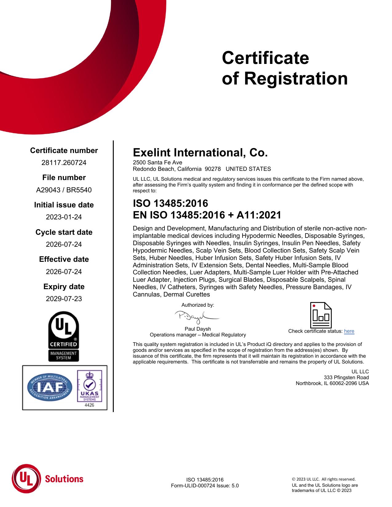 ISO 13485:2016 — click to open the PDF